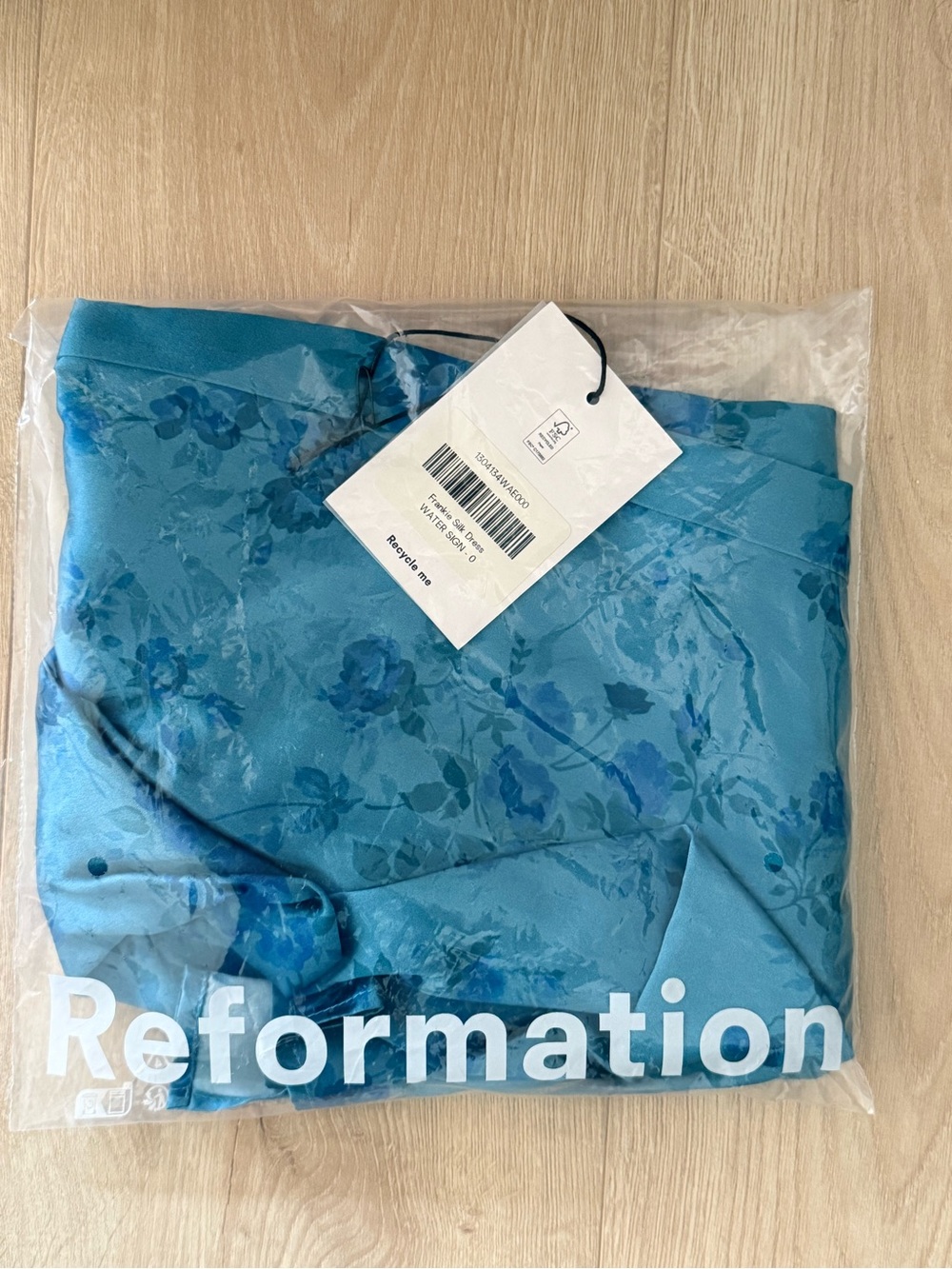 Reformation Frankie Silk Dress